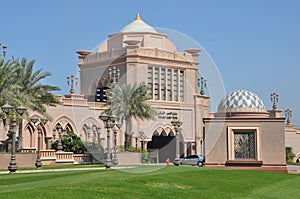 Emirates Palace Hotel in Abu Dhabi, UAE