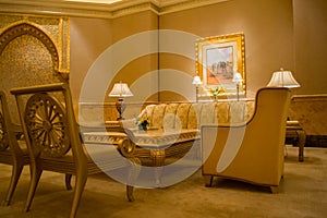 Emirates Palace Hotel lounge