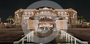 Emirates Palace by night, Abu Dhabi