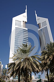 Emirates towers in Dubai