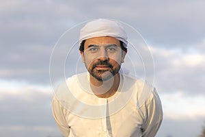 Emirati man in traditional clothing in Dubai