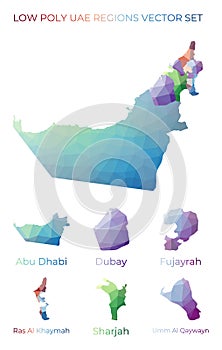 Emirian low poly regions.