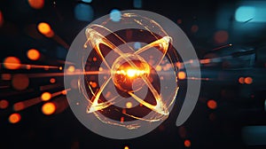 emission emitting atom