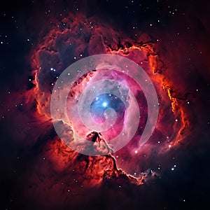 emission nebula nebula that emits light due to ionization of g photo