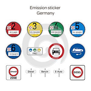 Emission sticker - Germany