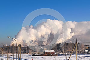 Emissions of the metallurgical plant