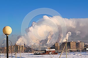 Emissions of the metallurgical plant