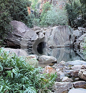 Emma Gorge Pool and Boulders Kimberley Western Australia