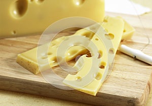 Emmental, Swiss Cheese made from Cow`s Milk