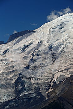 Emmons Glacier in Mount Rainier National Park, Washington