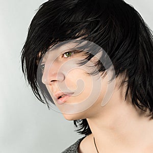 Emo hairstyle for boys