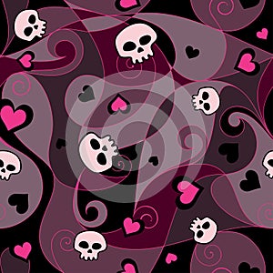 Emo Seamless Pattern