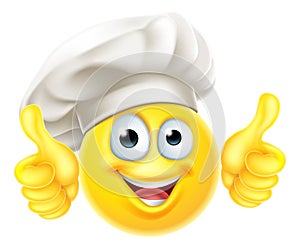 Emoji Chef Cook Cartoon Thumbs Up
