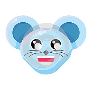 Emoji Cute Funny Animal Mouse Happy Expression