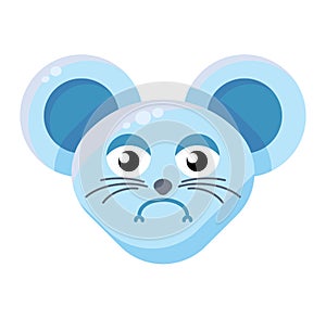 Emoji Funny Animal Mouse Sorrowful Expression