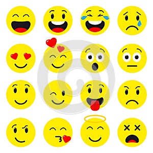 Emoji set icons photo