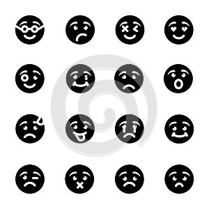 Emoji vector Emoticon icon web.