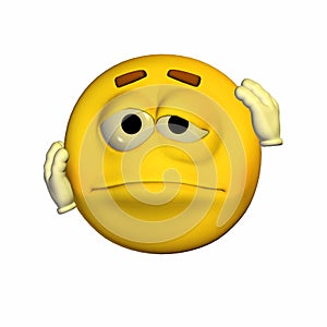 Emoticon - beaten up