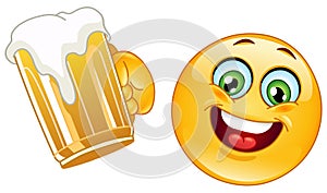 Emoticon with beer