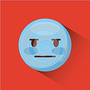 Emoticon face icon