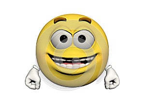 Emoticon joyful