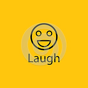 Emoticon logo template