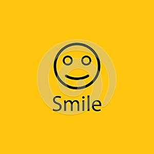 Emoticon logo template