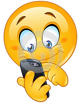 Emoticon with smart phone