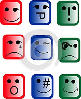 Emoticons of a different design