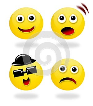 Emoticons and their feelings photo