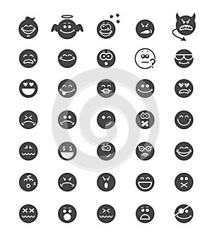 Emotion face icons