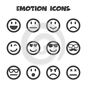 Emotion icons photo