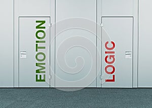Emotion or logic, concept of choice