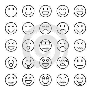 Emotion pixel perfect icons photo