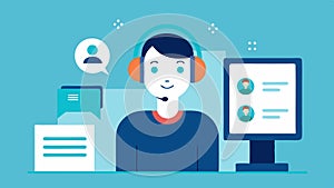 Emotion Recognition A recruiter using a headset viewing a dashboard that displays AIdriven emotion recognition feedback