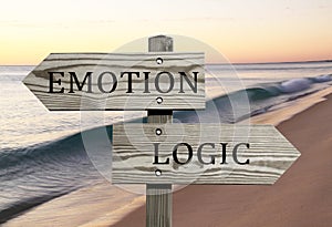 Emotion versus logic