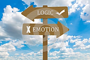 Emotion versus Logic
