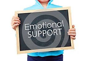 Emotional Support concept depicted.