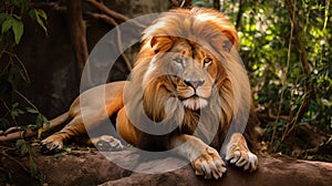 Emotionally Charged Lion In Brazilian Zoo: A Mythic Symbol Of Masculine Exoticism