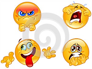 Emotions emoticons