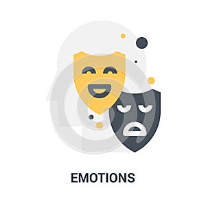 Emotions icon concept
