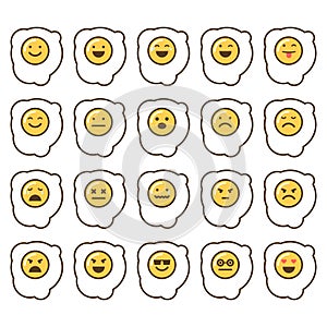 Emotions icon set