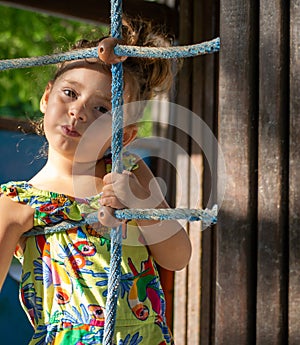 Emotions in the Sun, A Girl in the Playground