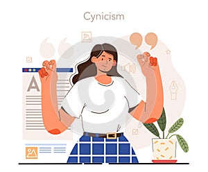 Emotive content creation. Cynicism as a publication response. Blog promotion