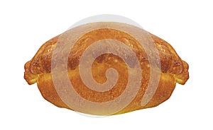 Empanada, meat pie on white