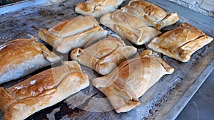 Empanadas chilenas. PreparaciÃÂ³n tradicional de Chile photo