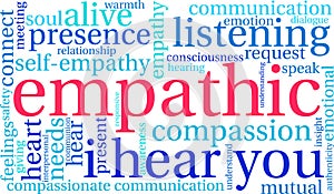 Empathic Word Cloud photo