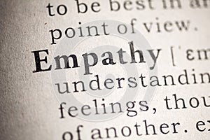 Definition of empathy photo