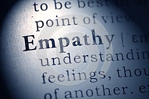 Definition of empathy photo