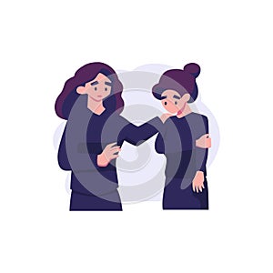empathy flat style illustration vector design